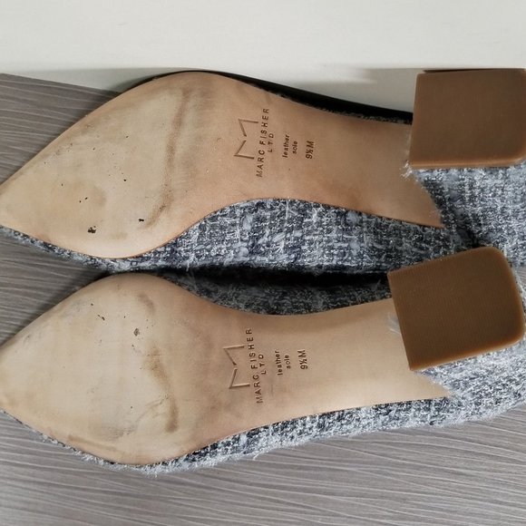 Marc Fisher Ltd Zala Pump, Black/Blue Fabric, Womens Size 9.5 M - Picture 9 of 10